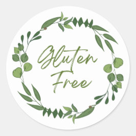 Adesivo Redondo Rótulo de Produto Livre Gluten