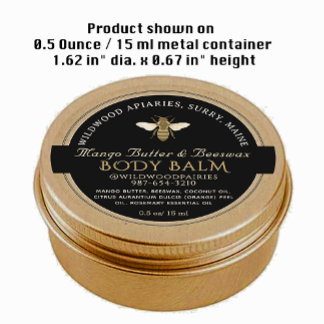 Adesivo Redondo Rótulo do balão de cera de abelhas do KRAFT