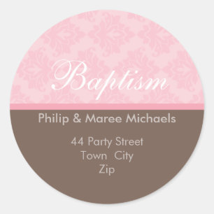 Adesivo Redondo RÓTULO DO ENDEREÇO: oh tão bonito 5