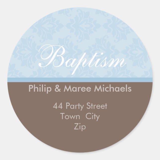 Adesivo Redondo RÓTULO DO ENDEREÇO :: oh tão lindo 2 (Frente)