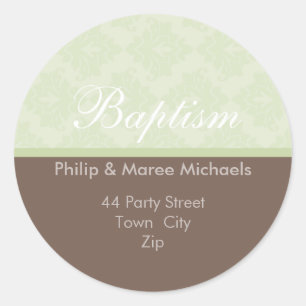 Adesivo Redondo RÓTULO DO ENDEREÇO: oh tão lindo 3