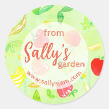 Rótulo Do Jardim Do Produto