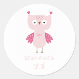 ADESIVO REDONDO RÓTULO DO LIVRO: BEBÊ DE PINCO-BRINQUIÇADO