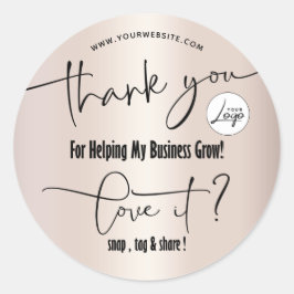 Adesivo Redondo Rótulo do Pacote para Pequenas Empresas