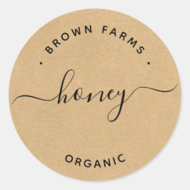 Adesivo Redondo Rótulo do produto