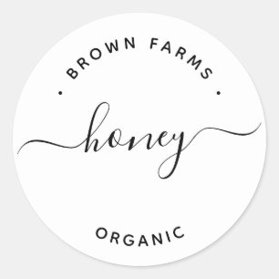 Adesivo Redondo Rótulo do produto