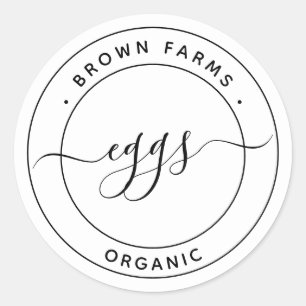 Adesivo Redondo Rótulo do produto