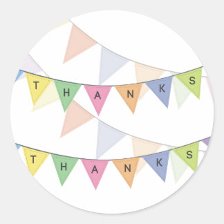 Adesivo Redondo Rótulo do Topper do Cupcake de Banner