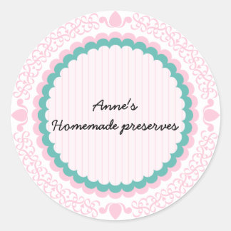 Adesivo Redondo Rótulo para preservativos caseiros