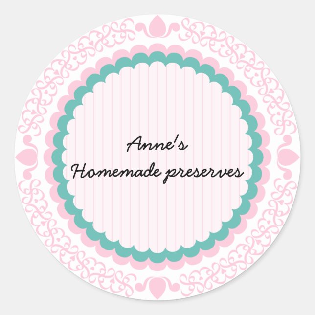 Adesivo Redondo Rótulo para preservativos caseiros (Frente)