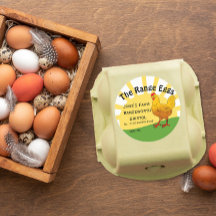 rótulo personalizado de caixa de ovos frango caipi