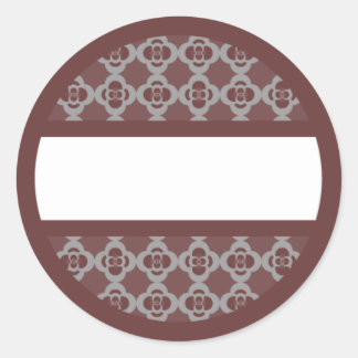 Adesivo Redondo Rótulo Retro Retros Redondos