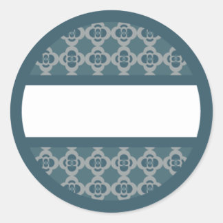 Adesivo Redondo Rótulo Rota de Blues Retroativos