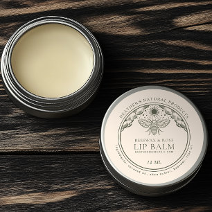 Adesivo Redondo Rótulo Tin De Cera De Beeswax De Witchy