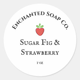 Adesivo Redondo Rótulo Whimsic Soap