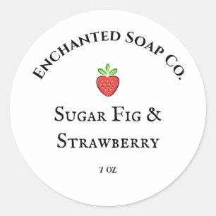 Adesivo Redondo Rótulo Whimsic Soap