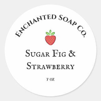 Adesivo Redondo Rótulo Whimsic Soap