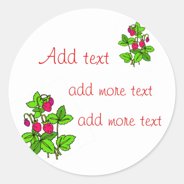 Adesivo Redondo Rótulos de latência a serem personalizados (Frente)