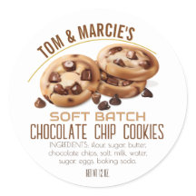 Rótulos de Produtos de Biscoito de Chocolate