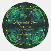 Rótulos de produtos para Rosas verdes e lacrimogên