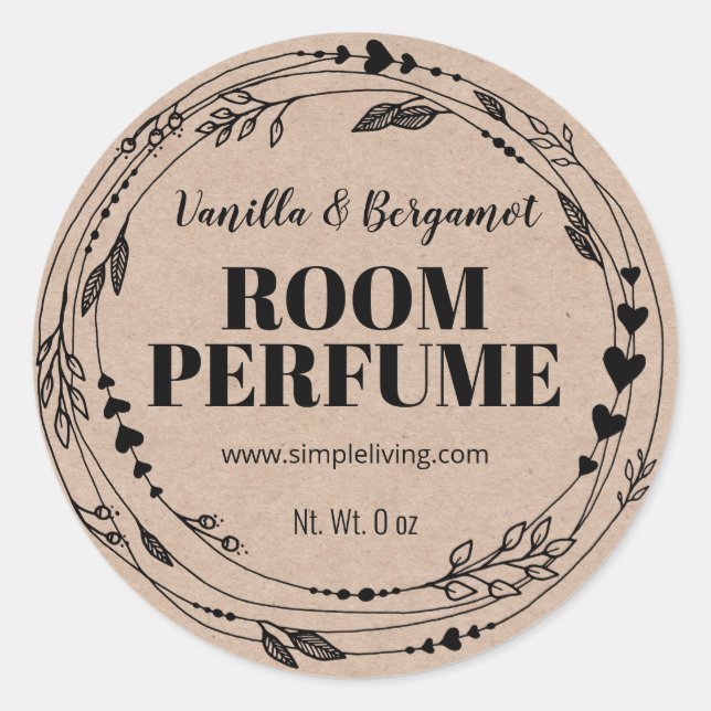 Adesivo Redondo Rótulos de pulverização da sala de reabastecimento (Frente)