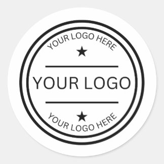 Adesivo Redondo Rótulos de Vinil Personalizados com Logo Transpare