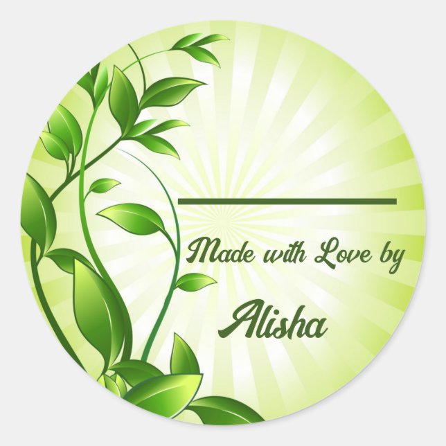 Adesivo Redondo Rótulos para Tampas de Potes de Conserva (Frente)