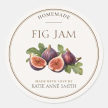 Rótulos Personalizados para Potes de Geleia de Fig