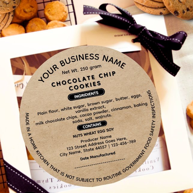 Adesivo Redondo Rótulos russos da lei de comidas de campo do Arkan (Criador carregado)