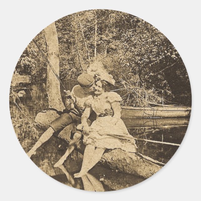 Adesivo Redondo Roubar um Beijo (Frente)