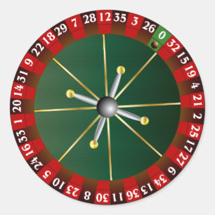 Adesivo Redondo Roulette Wheel