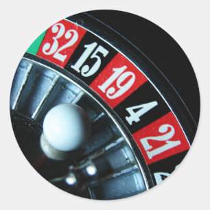Adesivo Redondo Roulette Wheel