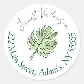 Adesivo Redondo Round address labels