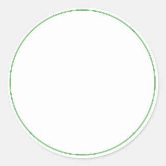 Adesivo Redondo ROUND Plain STICKER com FRONTEIRA - Saudações
