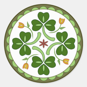 Adesivo Redondo Round Sticker - Irish Good Sorck Hex