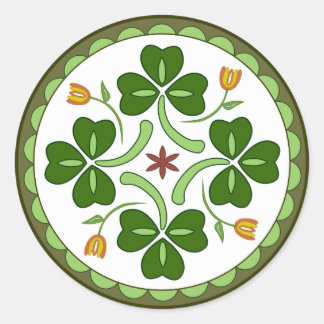Adesivo Redondo Round Sticker - Irish Good Sorck Hex