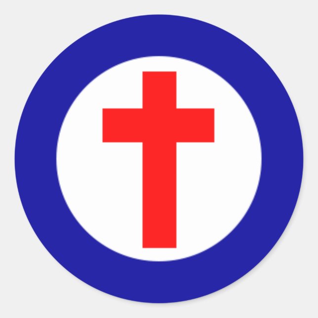 Adesivo Redondo Roundel cristão (Frente)