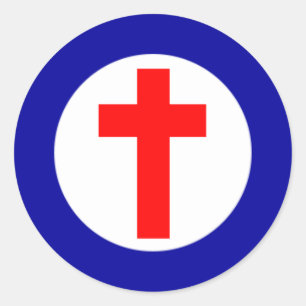 Adesivo Redondo Roundel cristão