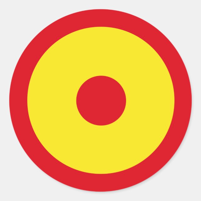 Adesivo Redondo Roundel da Força Aérea espanha (Frente)