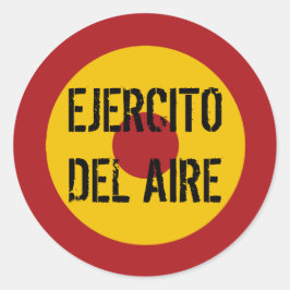 Adesivo Redondo Roundel da Força Aérea Espanhola