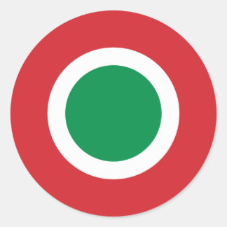 Adesivo Redondo Roundel da Força Aérea Italiana