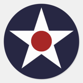 Adesivo Redondo Roundel de Aeronaves Militares dos EUA - 241102-K