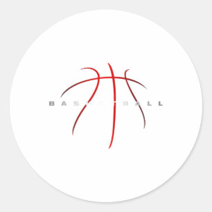 Adesivo Redondo Roupa de basquete - Arte de Basketbal
