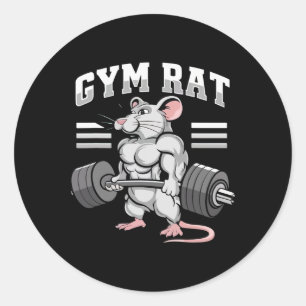 Adesivo Redondo Roupa Gy Motivational Bodybuilding