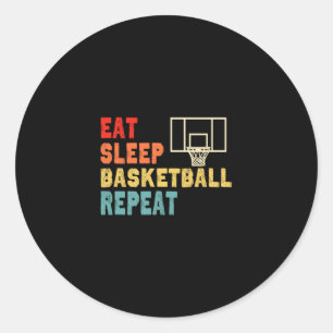 Adesivo Redondo Roupas Coma Durma Sketll Repita Para Meninas