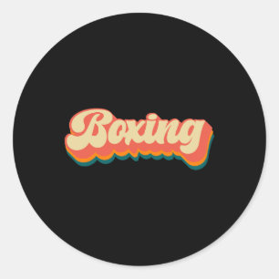 Adesivo Redondo Roupas de Boxe - Boxe 3