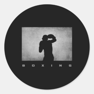 Adesivo Redondo Roupas de Boxe - Boxe 4