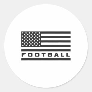 Adesivo Redondo Roupas de Futebol Americano - Futebol 4