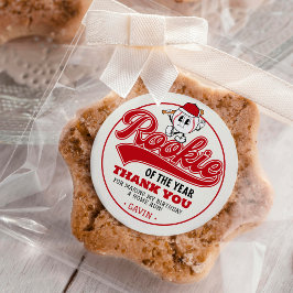 Adesivo Redondo Roupas Do Ano Personalizado Da Festa de aniversári