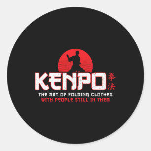 Adesivo Redondo Roupas dobráveis - American Kenpo Karate - Karatek
